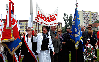 W Olsztynie uczczono 37. rocznicę podpisania Porozumień Sierpniowych i powstania NSZZ Solidarność
